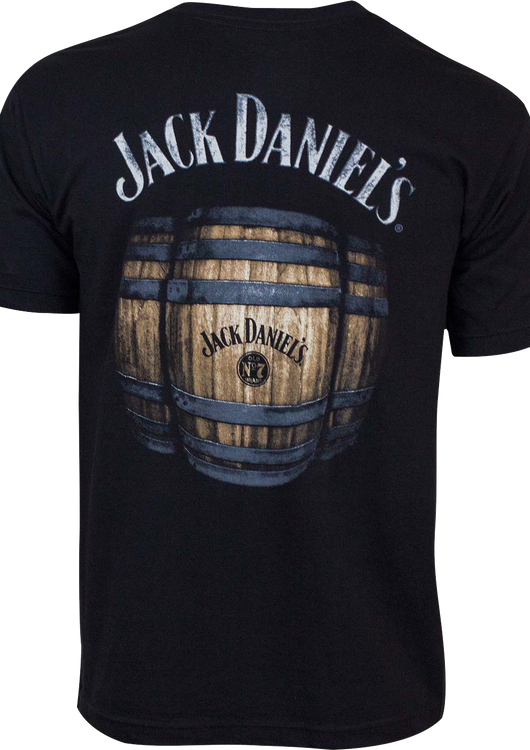 Barrels And Logo Jack Daniel's T-Shirt - main product image