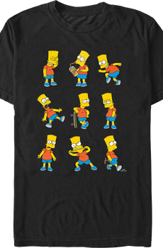 Bart Simpson Poses Simpsons T-Shirt