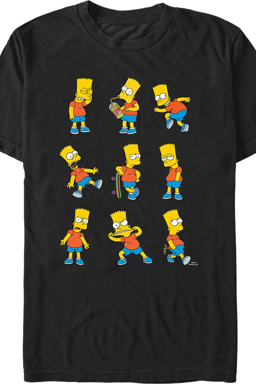 Bart Simpson Poses Simpsons T-Shirtmain product image