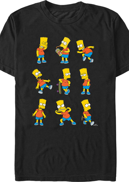 Bart Simpson Poses Simpsons T-Shirt - main product image