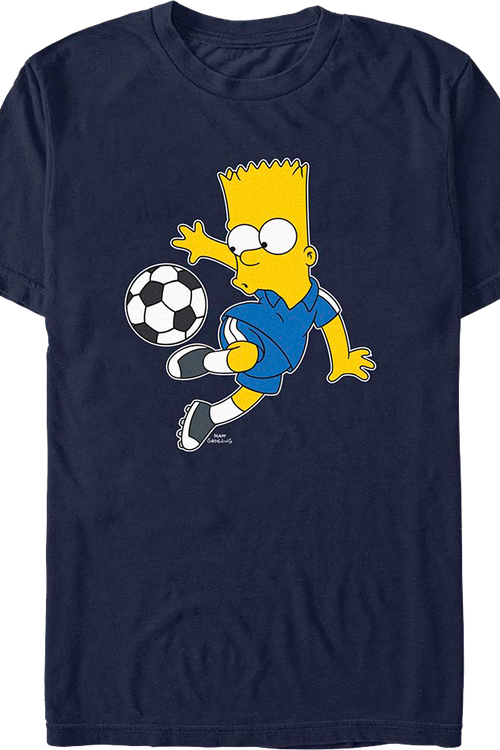 Bart Soccer Simpsons T-Shirtmain product image