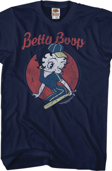 Baseball Betty Boop T-Shirt