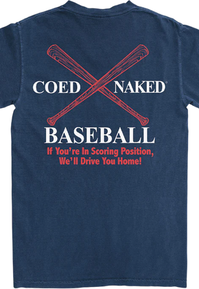 Baseball Coed Naked T-Shirt
