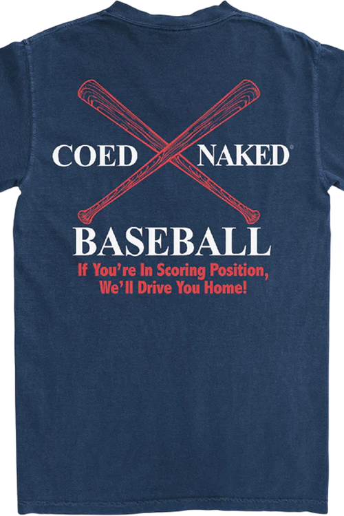 Baseball Coed Naked T-Shirtmain product image