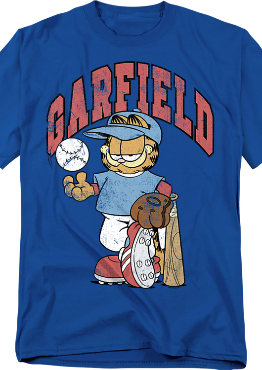 Baseball Legend Garfield T-Shirt - main product image