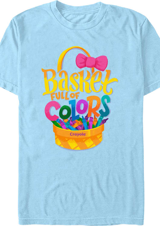 Basket Full Of Colors Crayola T-Shirt - main product image