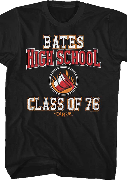Bates High School Class Of 76 Carrie T-Shirt - main product image