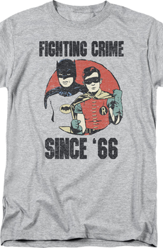 Batman And Robin Fighting Crime Since '66 DC Comics T-Shirt