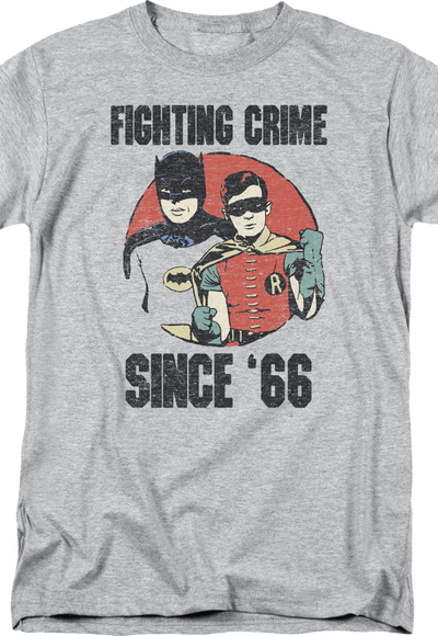 Batman And Robin Fighting Crime Since '66 DC Comics T-Shirt
