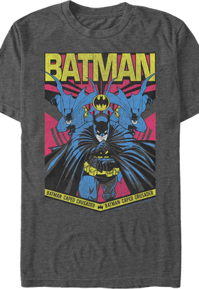 Batman Caped Crusader Collage DC Comics T-Shirt