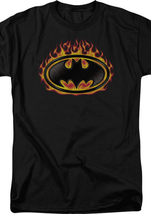 Batman Fire Logo DC Comics T-Shirt - main product image