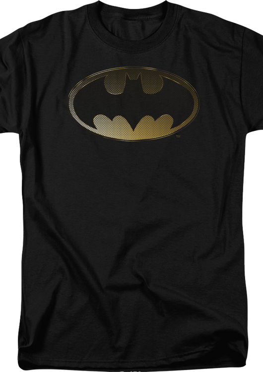 Batman Halftone Chest Logo DC Comics T-Shirt - main product image