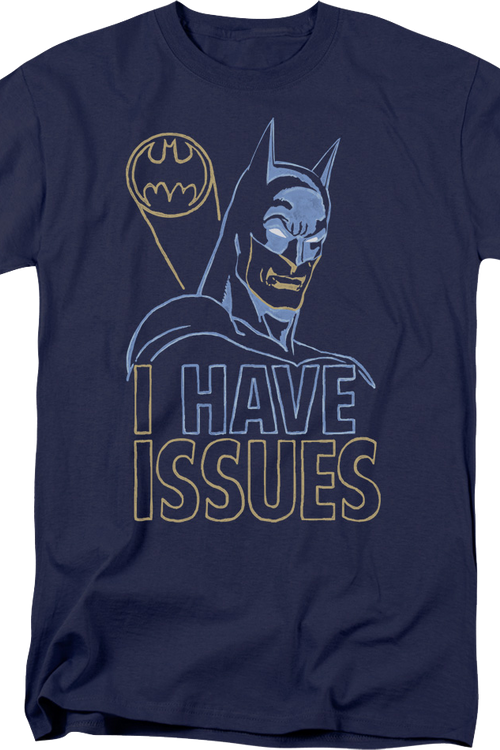 Batman I Have Issues DC Comics T-Shirt - main product image