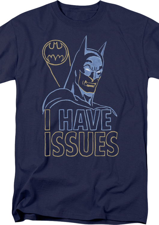 Batman I Have Issues DC Comics T-Shirt - main product image