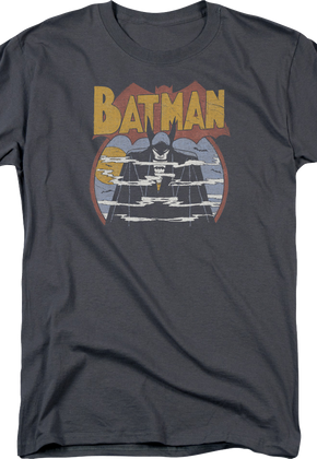 Batman In Gotham Fog DC Comics T-Shirt