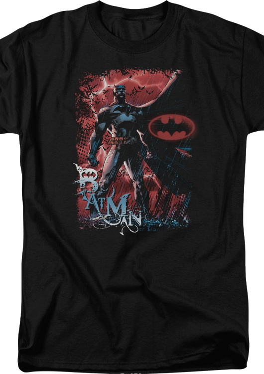 Batman Lightning Storm DC Comics T-Shirt - main product image