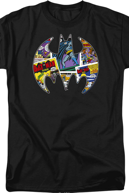 Batman Logo Collage DC Comics T-Shirtmain product image