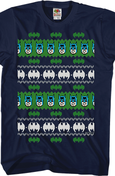 Batman Ugly Faux Knit DC Comics T-Shirt