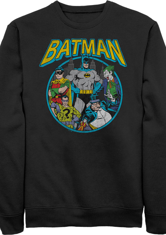 Batman Heroes & Villains DC Comics Sweatshirt - main product image