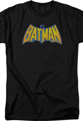 Batman Vintage Bat-Shaped Logo DC Comics T-Shirt
