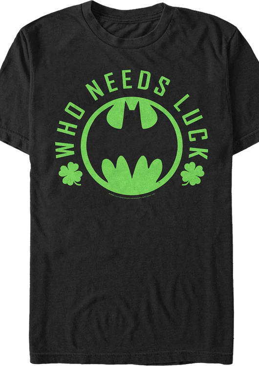 Batman Who Needs Luck DC Comics T-Shirt - main product image
