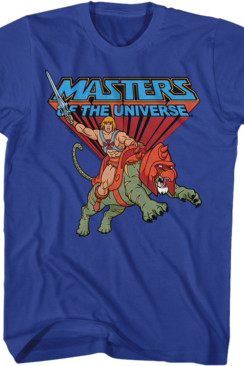Battle Cat and He-Man Masters of the Universe T-Shirt - main product image