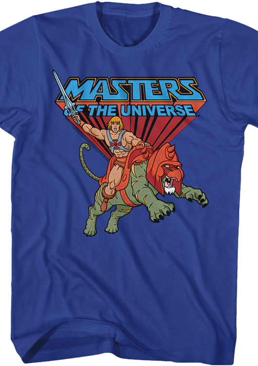 Battle Cat and He-Man Masters of the Universe T-Shirt - main product image