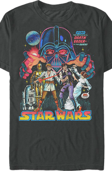 Battle With Darth Vader Star Wars T-Shirt