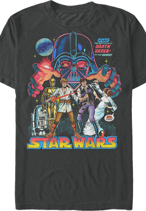 Battle With Darth Vader Star Wars T-Shirt