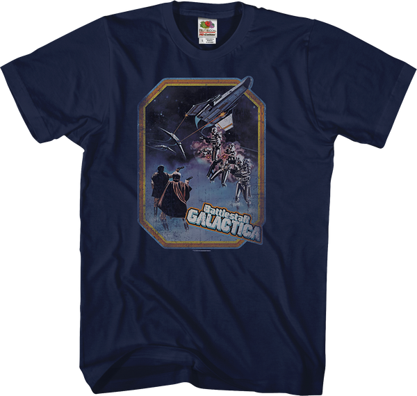 Battlestar Galactca (1978) Bsg(Classc) Battlestar Collage - Men's Al