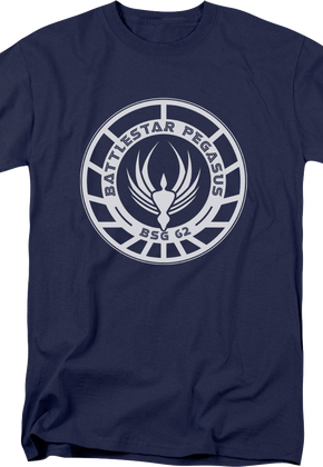 Battlestar Pegasus Badge Battlestar Galactica T-Shirt