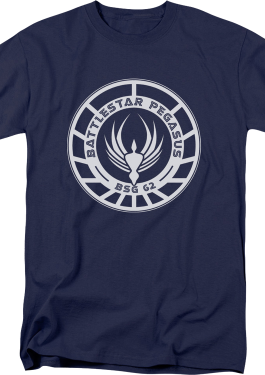 Battlestar Pegasus Badge Battlestar Galactica T-Shirt - main product image