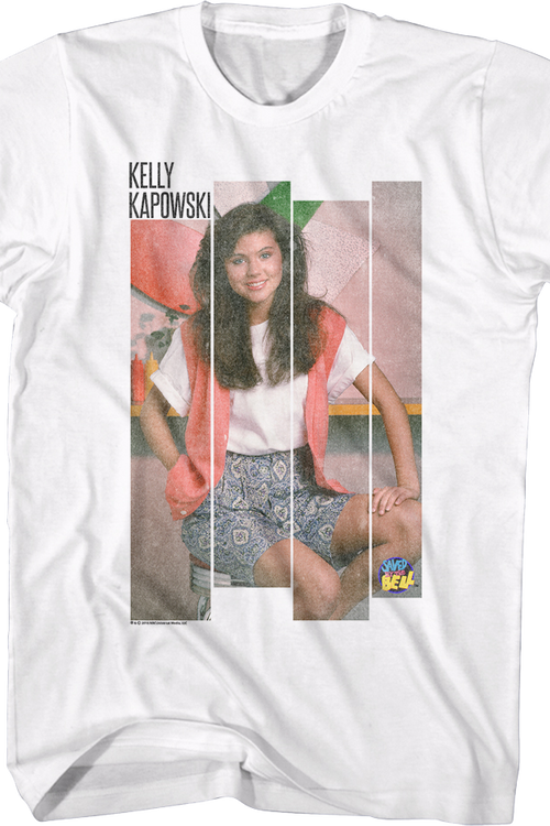 Bayside Blocks Kelly Kapowski Saved By The Bell T-Shirt - main product image
