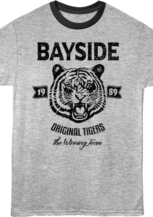 Bayside Original Tigers Saved By The Bell Ringer Shirt - main product image