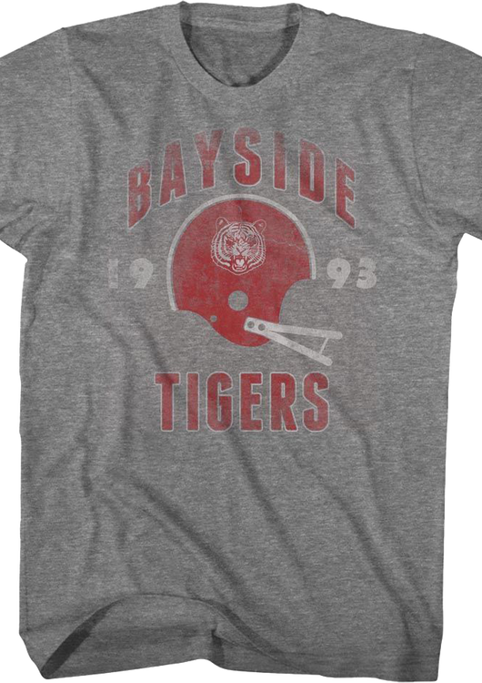 Bayside Tigers Football Helmet Saved By The Bell T-Shirt - main product image