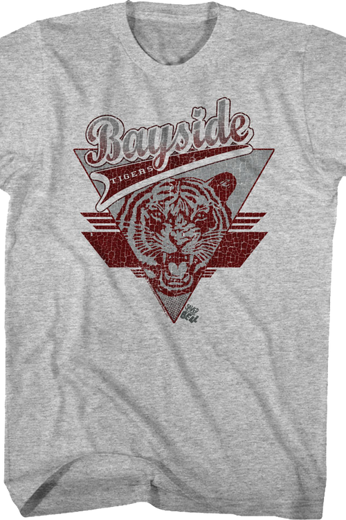 Bayside Tigers Triangle Logo Saved By The Bell T-Shirtmain product image