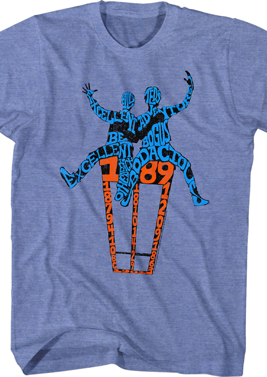 Words & Silhouettes Bill & Ted's Excellent Adventure T-Shirt - main product image