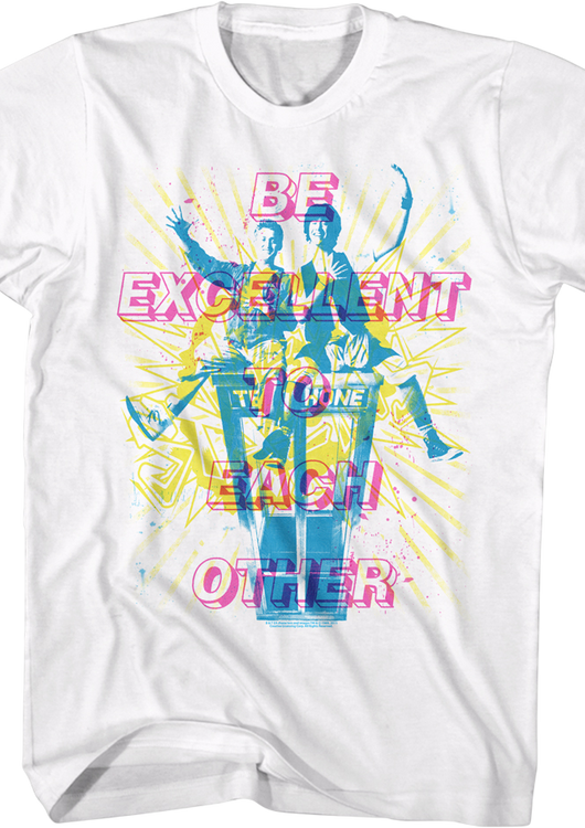 Be Excellent To Each Other Bill & Ted's Excellent Adventure T-Shirt - main product image