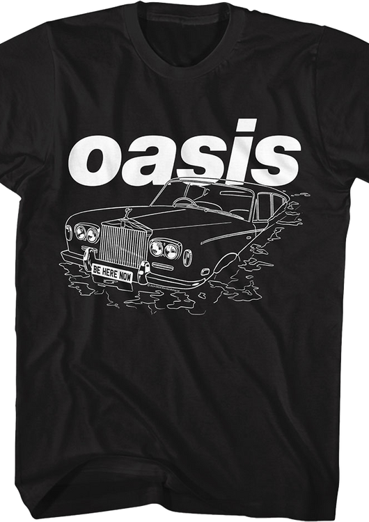 Be Here Now Car Oasis T-Shirt - main product image