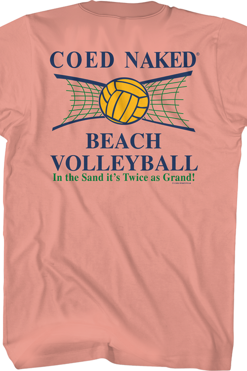 Beach Volleyball Coed Naked T-Shirtmain product image