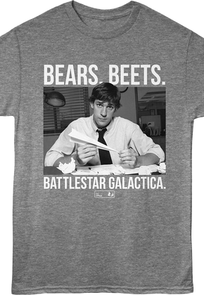 Bears Beets Battlestar Galactica The Office T-Shirt
