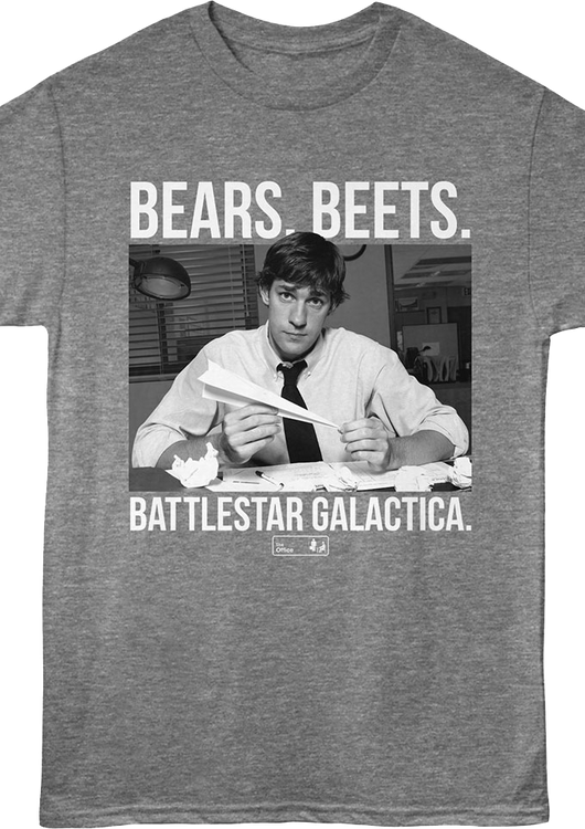 Bears Beets Battlestar Galactica The Office T-Shirt - main product image