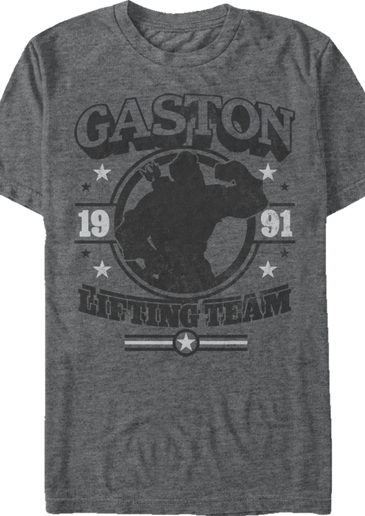 Beauty And The Beast Gaston Lifting T-Shirt - main product image