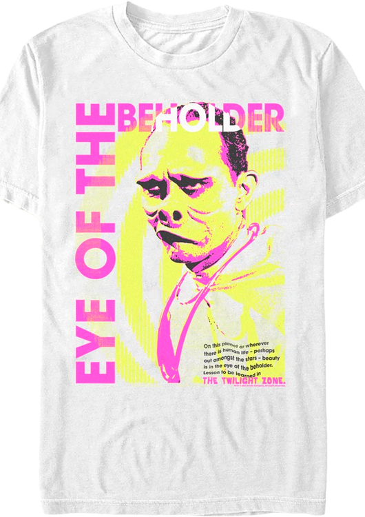 Beauty Is In The Eye Of The Beholder Twilight Zone T-Shirt - main product image