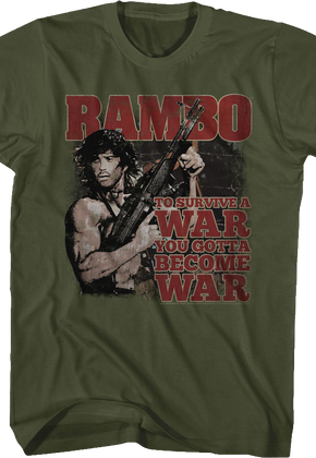 Become War Rambo T-Shirt