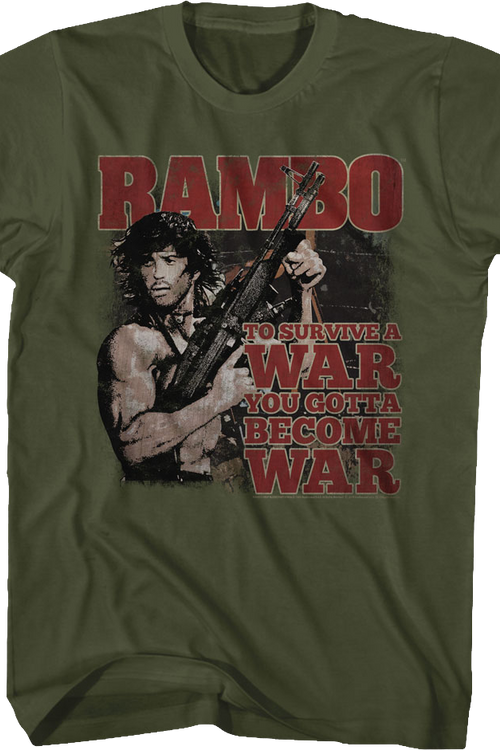 Become War Rambo T-Shirtmain product image