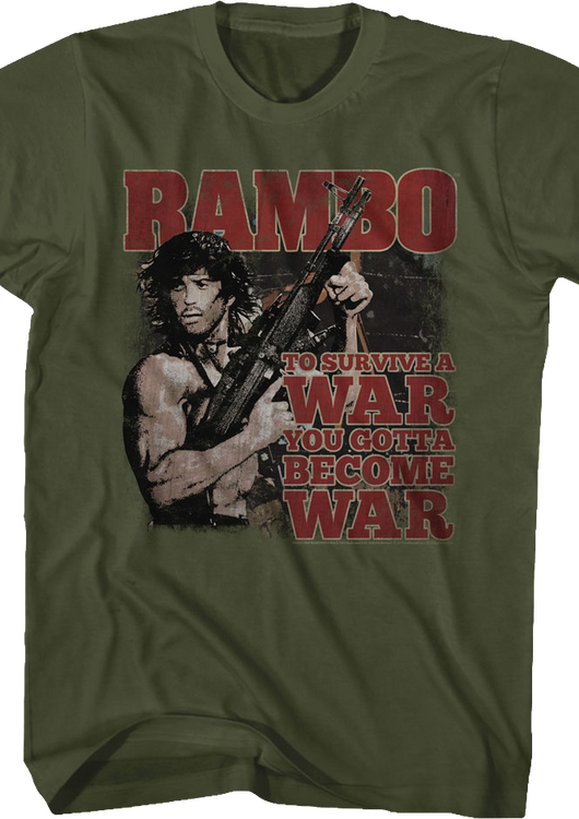Become War Rambo T-Shirt - main product image