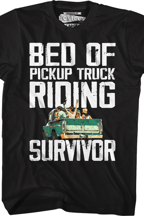 Bed Of Pickup Truck Riding Survivor T-Shirtmain product image