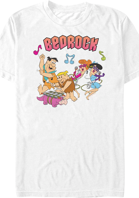 Bedrock N Roll Flintstones T-Shirt - main product image