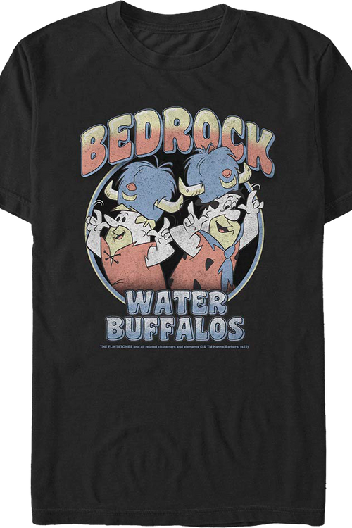 Bedrock Water Buffaloes Flintstones T-Shirtmain product image